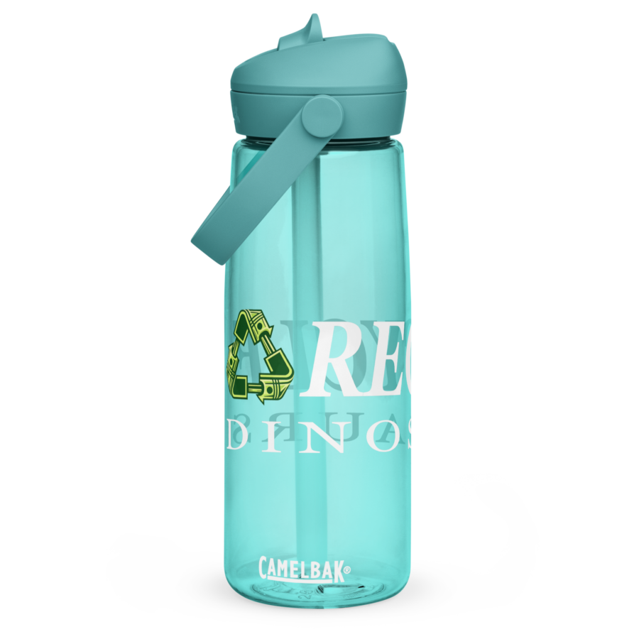Flip Straw Water Bottle in cove, front view