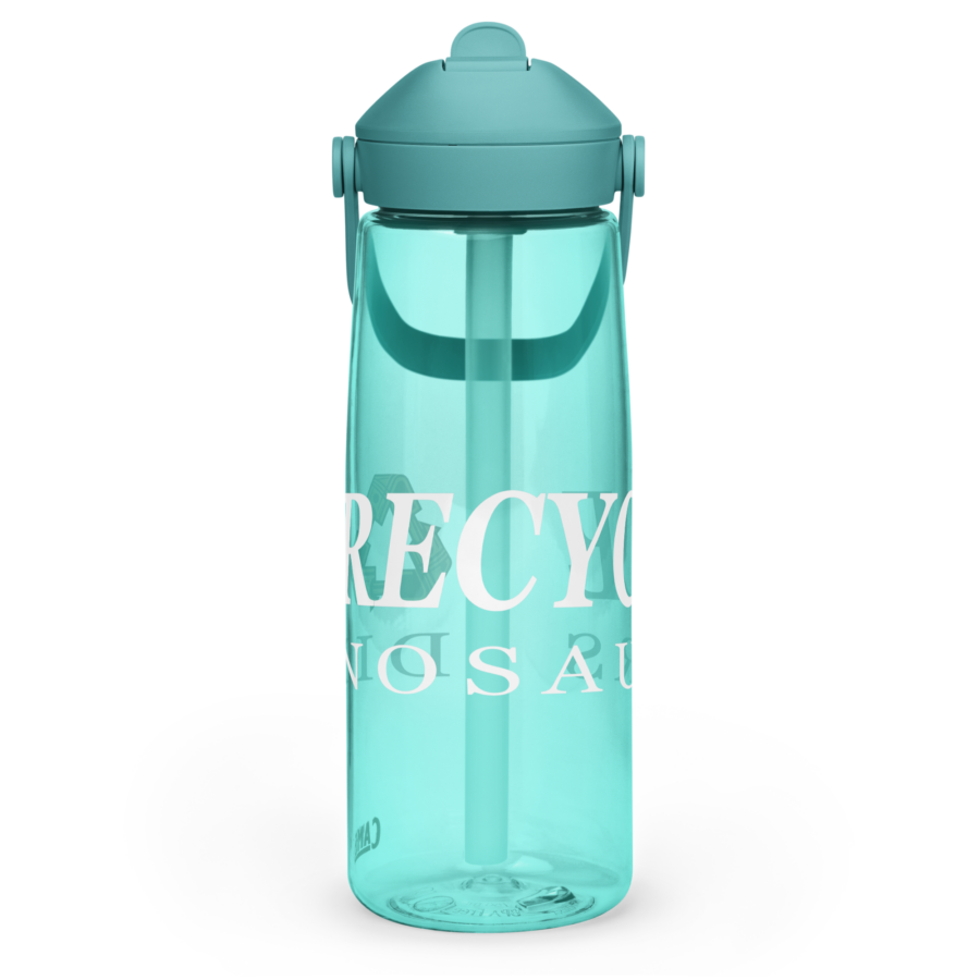 Flip Straw Water Bottle in cove, left side view