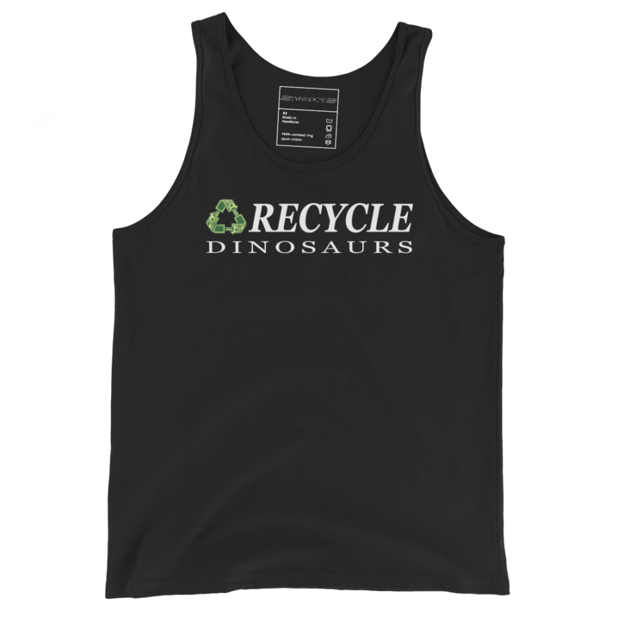 Men's Staple Tank Top in black, front view