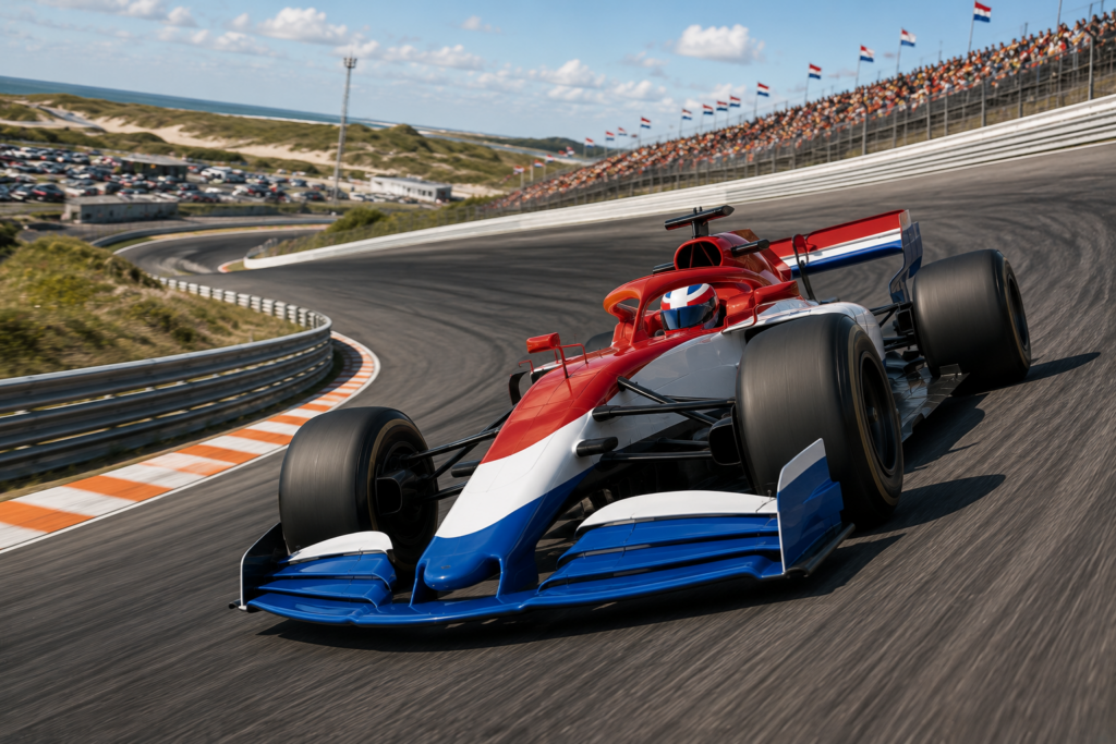 dutch car track flag