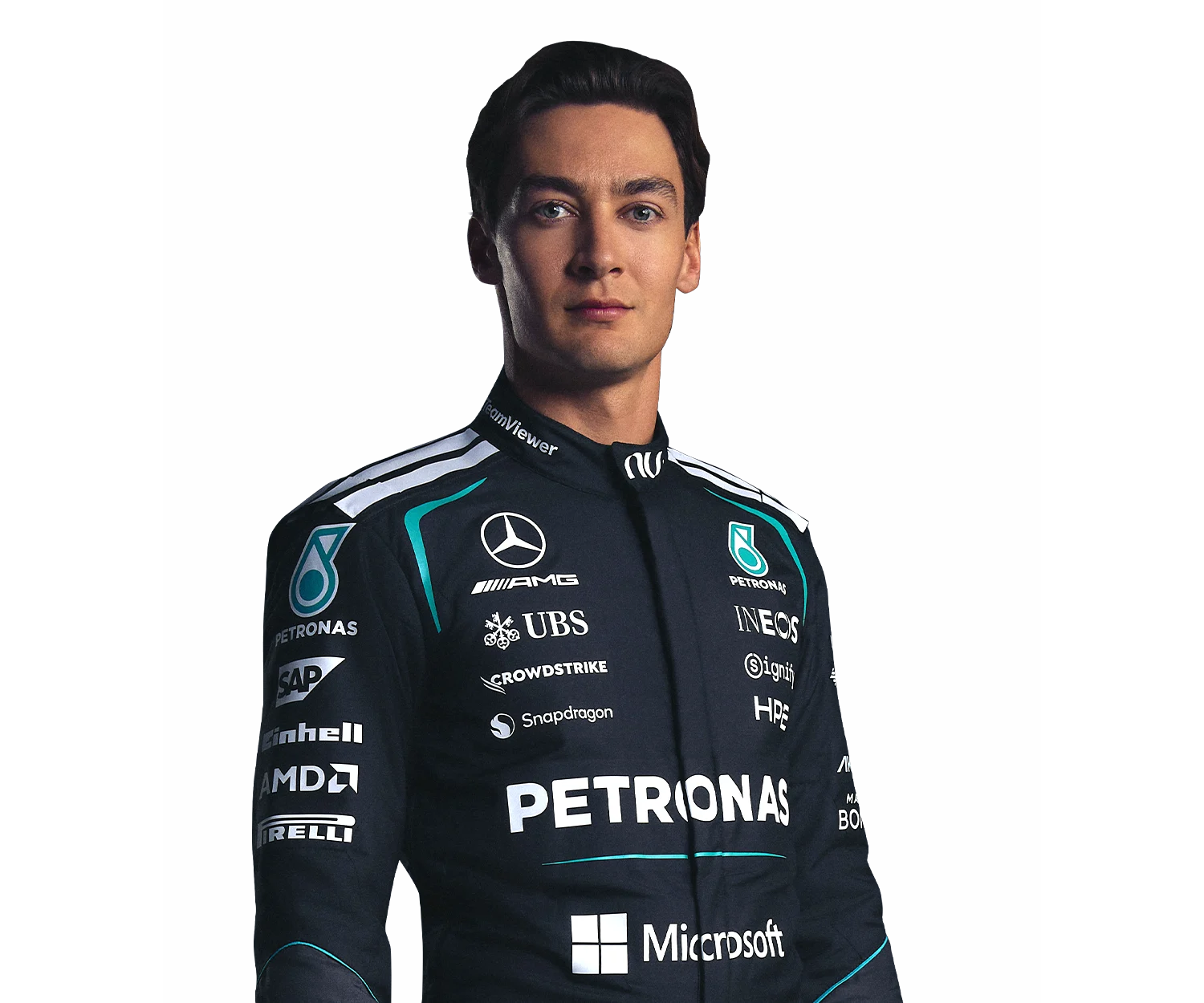 Photo of F1 driver George Russell
