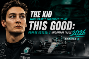 George Russell 2026 in his Mercedes race suit