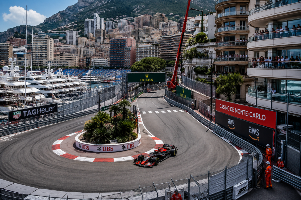 F1 street circuits: Monaco circuit in Monte Carlo