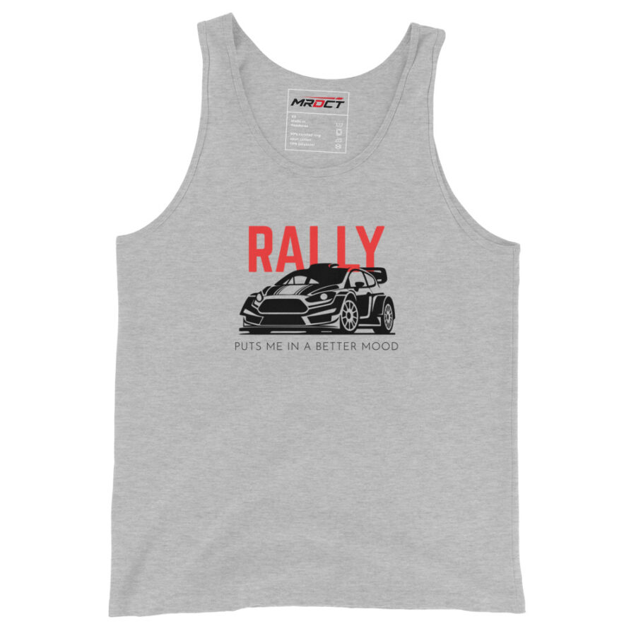 Rally Tank Top – Motorsports Graphic Shirt - Image 2