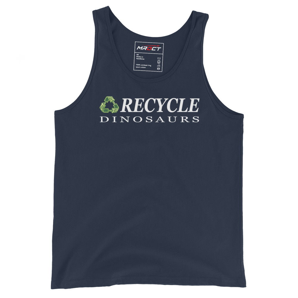 Recycle Dinosaurs Tank Top