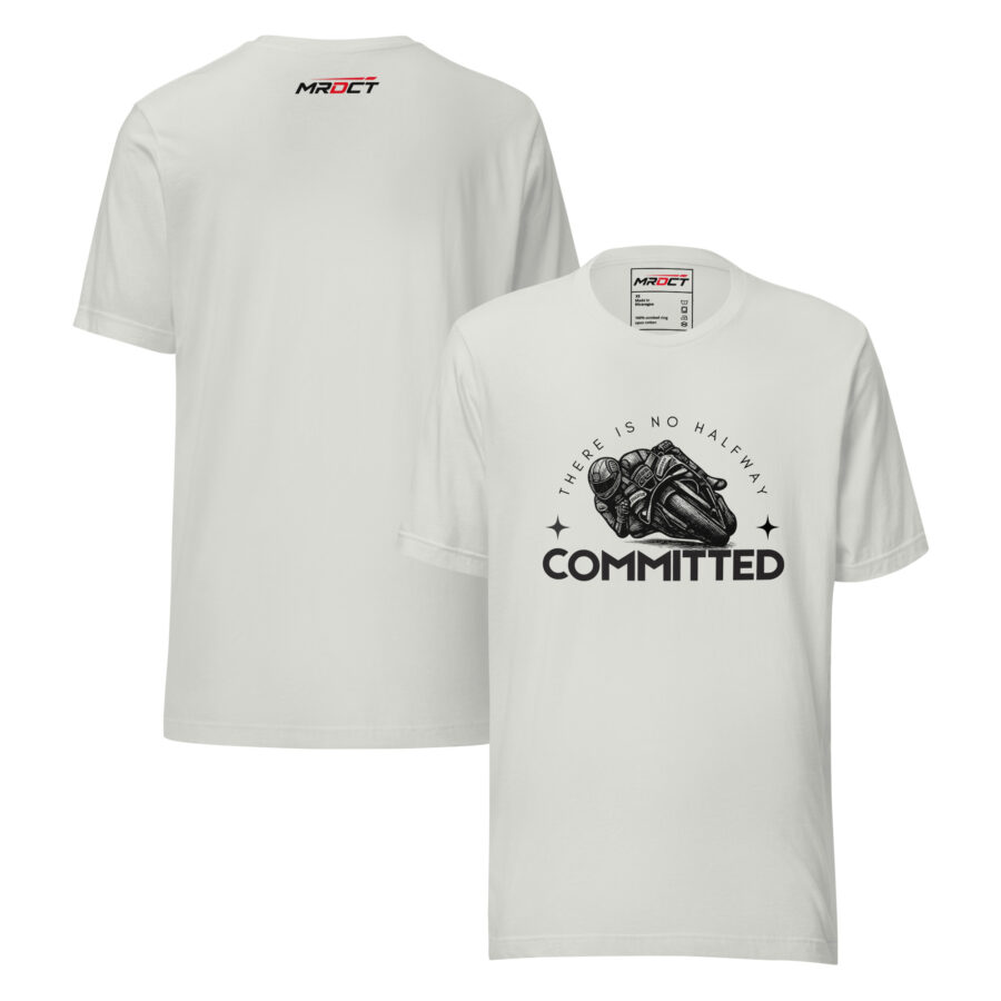 Committed T-Shirt – Motorsport Racing Graphic Tee - Image 3