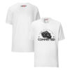Committed Short Sleeve T-Shirt motorsport racing graphic tee front and back